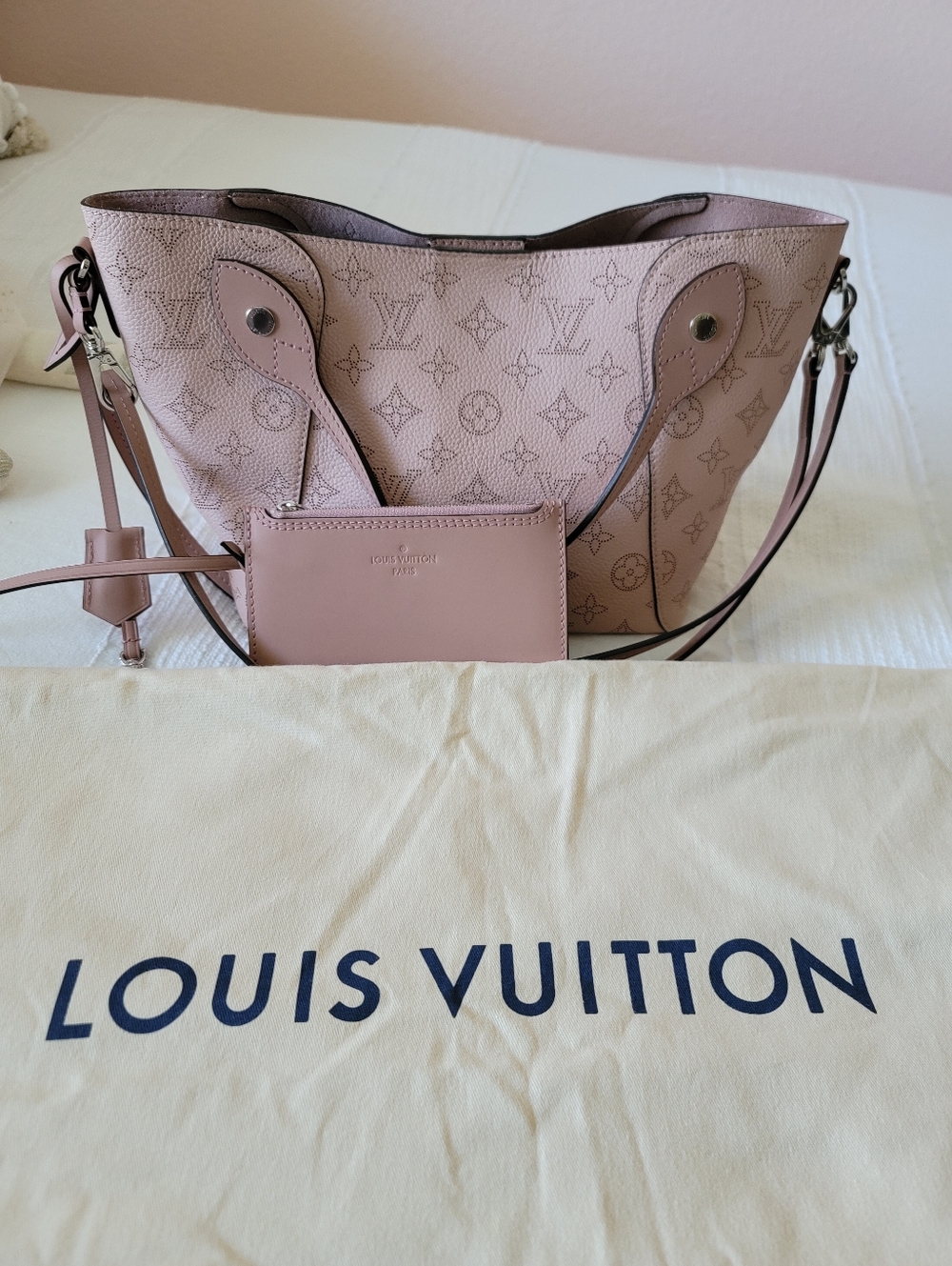 Louis Vuitton Hina PM Handbag Mahina Magnolia - Picture 5 of 7